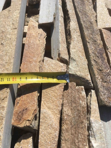 Горбушка златолит золотистый для облицовки купить в Катав-Ивановске