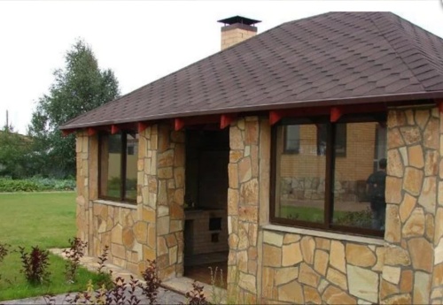 Плитняк златолит жёлтый для фасада 1,5-3 см купить в Катав-Ивановске