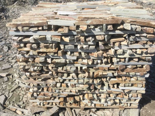 Горбушка златолит золотистый для облицовки купить в Катав-Ивановске