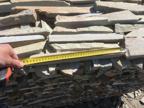 Горбушка златолит золотистый для облицовки купить в Катав-Ивановске